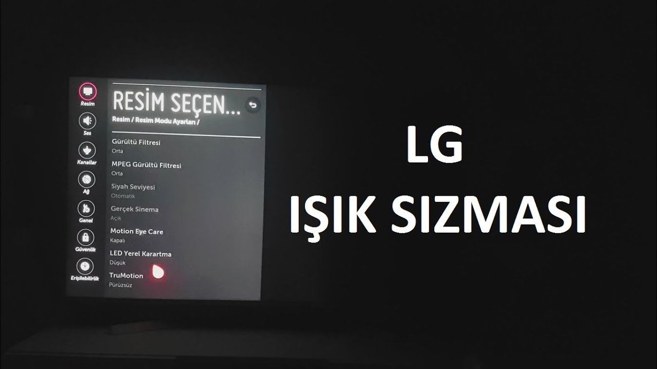 Lg UH770v ışık sızması | dimming problem | проблема затемнения смотреть онлайн