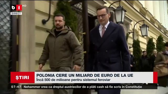 POLONIA CERE UN MILIARD DE EURO DE LA UE_Știri B1_5 aug 2023 смотреть онлайн