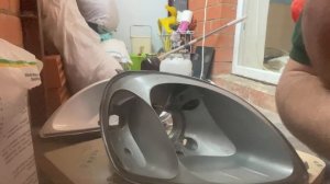 Тюнинг оптики тойота витц  и установка диодов, покраска полировка #краснодар #рекомендации #toyota