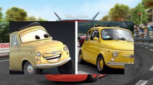 Как выглядят машины из мультфильм "Тачки" в реальной жизни