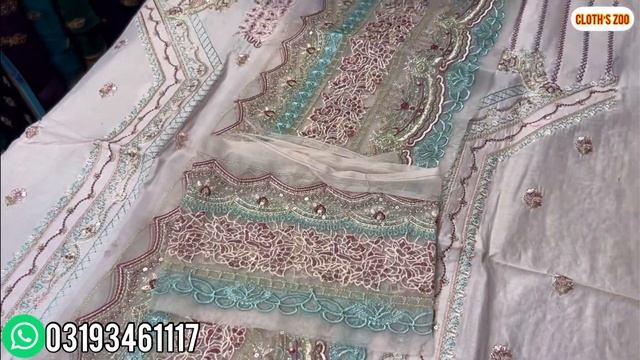 Maria.B Original Lawn \ Pure China Silk Baroshia \ Best Pakistani Designer Wedding Dress \Lawn Dres смотреть онлайн