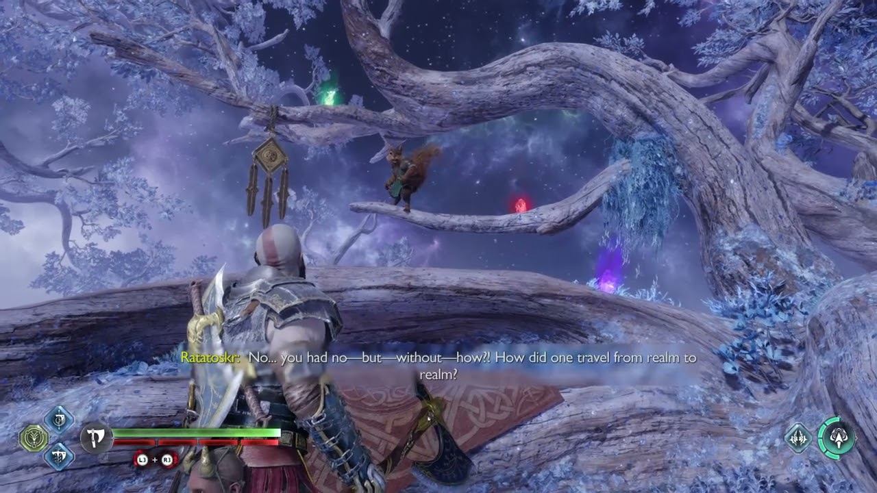 Ratatoskr Asks Kratos about his Homeland - God of War Ragnarok смотреть онлайн
