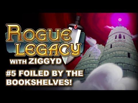 The Rogue Legacy RIParty with ZiggyD #5 - Foiled by the Bookshelves смотреть онлайн
