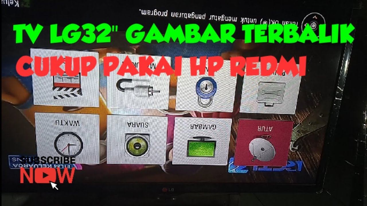 TV LG 32" GAMBAR TERBALIK SOLUSINYA CUKUP PAKAI HP ANDROID смотреть онлайн