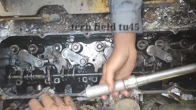 Motor Greder 120H, Engine low power 3116, (unit injector synchronization) смотреть онлайн