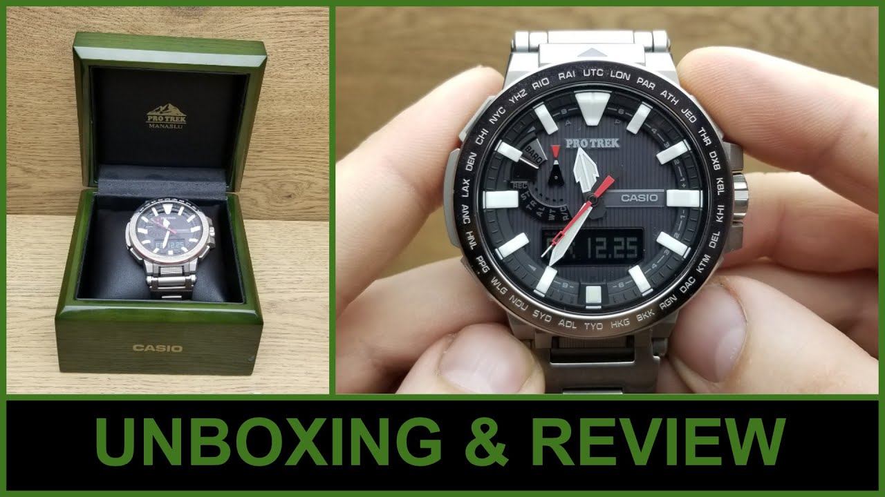 Casio Protrek PRX-8000 Mount Manaslu - Unboxing And Watch Review