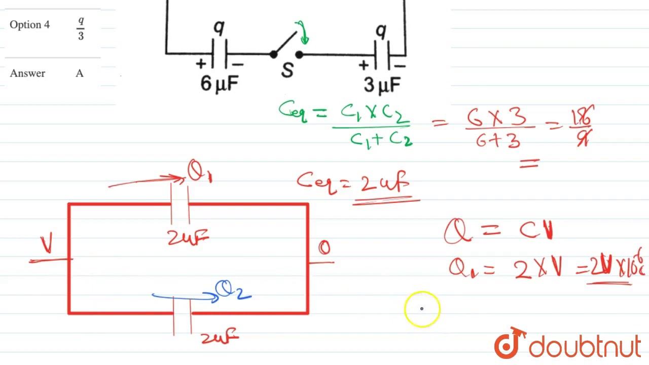 The flow of charge through switch `S` if it is closed is смотреть онлайн