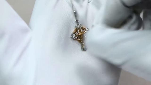 Золотая подвеска Аквамарин с фианитом 20000-8 смотреть онлайн