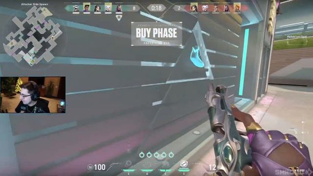 Shroud playing against the Valorant Developers.. смотреть онлайн