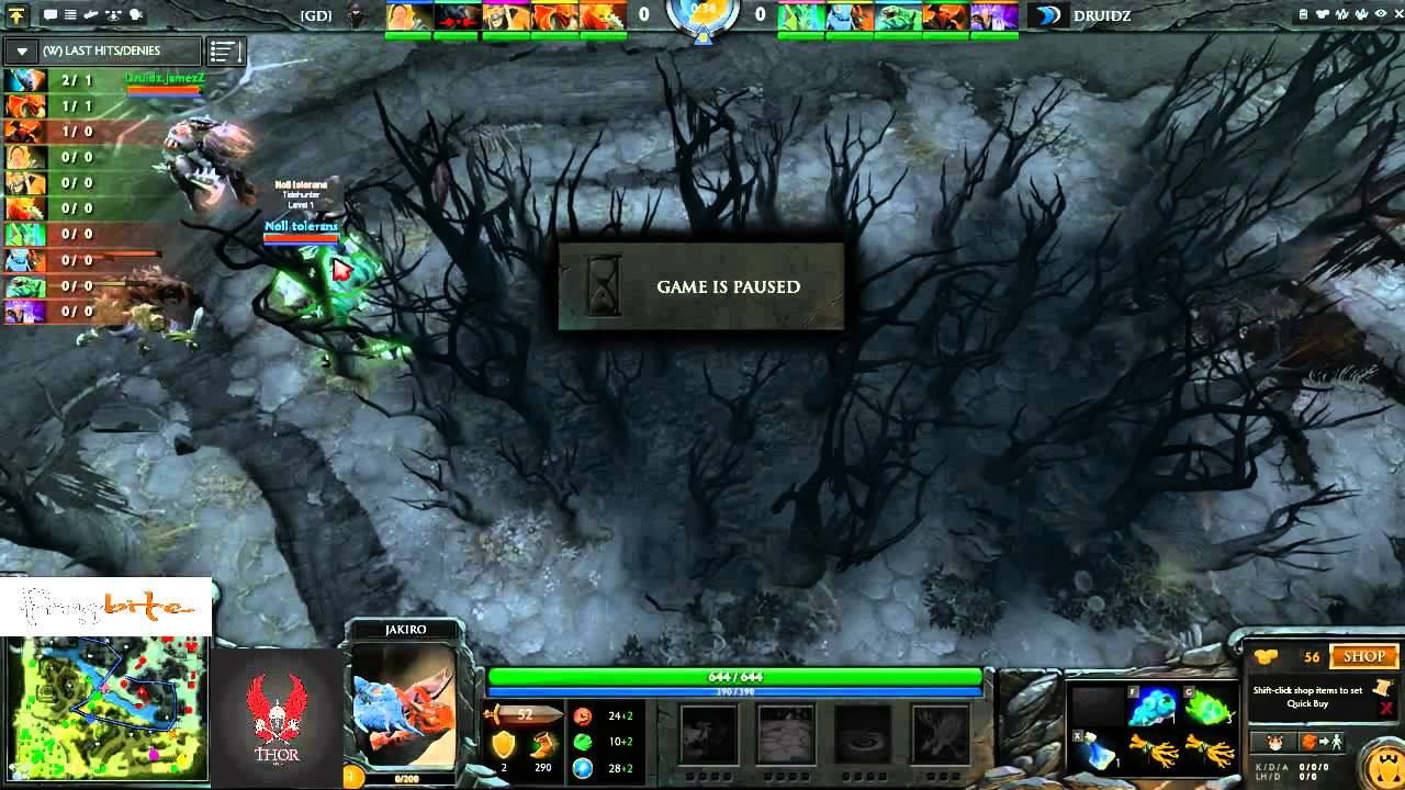 Team Zero vs Druidz.Dota (Fragbite THOR Open Qualifier #6) смотреть онлайн