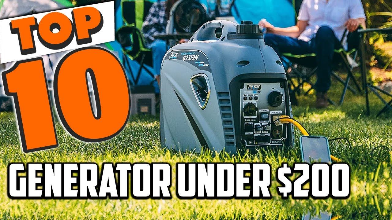 Best Generator Under $200 In 2023 - Top 10 Generator Under $200 Review смотреть онлайн