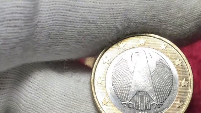 1 euro coin Germany 2002 A D F смотреть онлайн