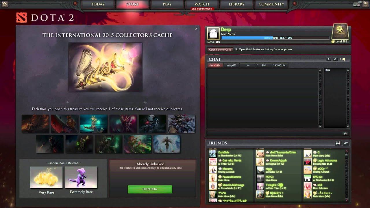 Dota 2 unboxing - Collector's cache смотреть онлайн