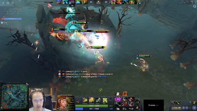 TOPSON Mid Enchantress with ANA Slark — STREAM with FACECAM смотреть онлайн