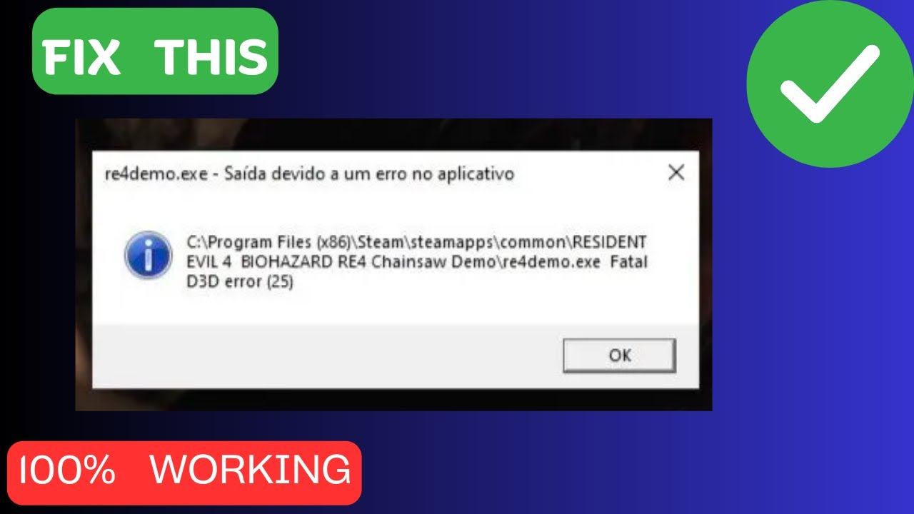 How to Fix Fatal D3D Error in Resident Evil 4 смотреть онлайн