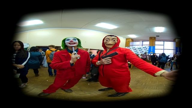 KD3D 20191104 - Paradilluziy2019 - cosplayers on slides (VR180) смотреть онлайн