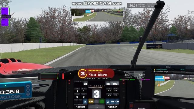 Ferrari 296 Road Atlanta Hotlap
