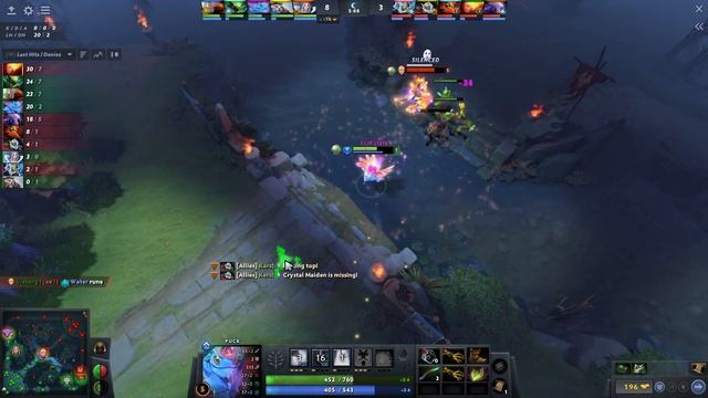Topson mid Puck vs Lina/Mars | First 10 minutes смотреть онлайн