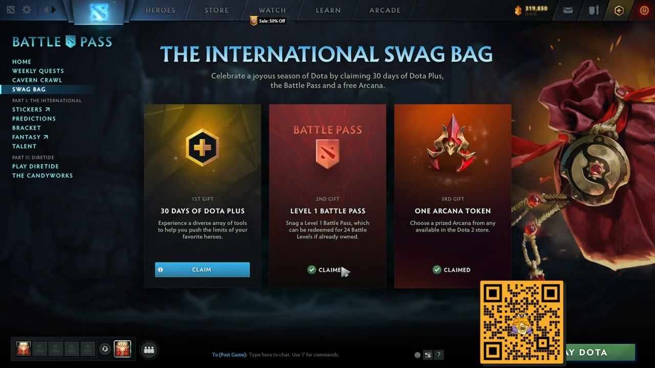 Claiming The International Swag Bag | Dota 2 Battlepass 2022 смотреть онлайн