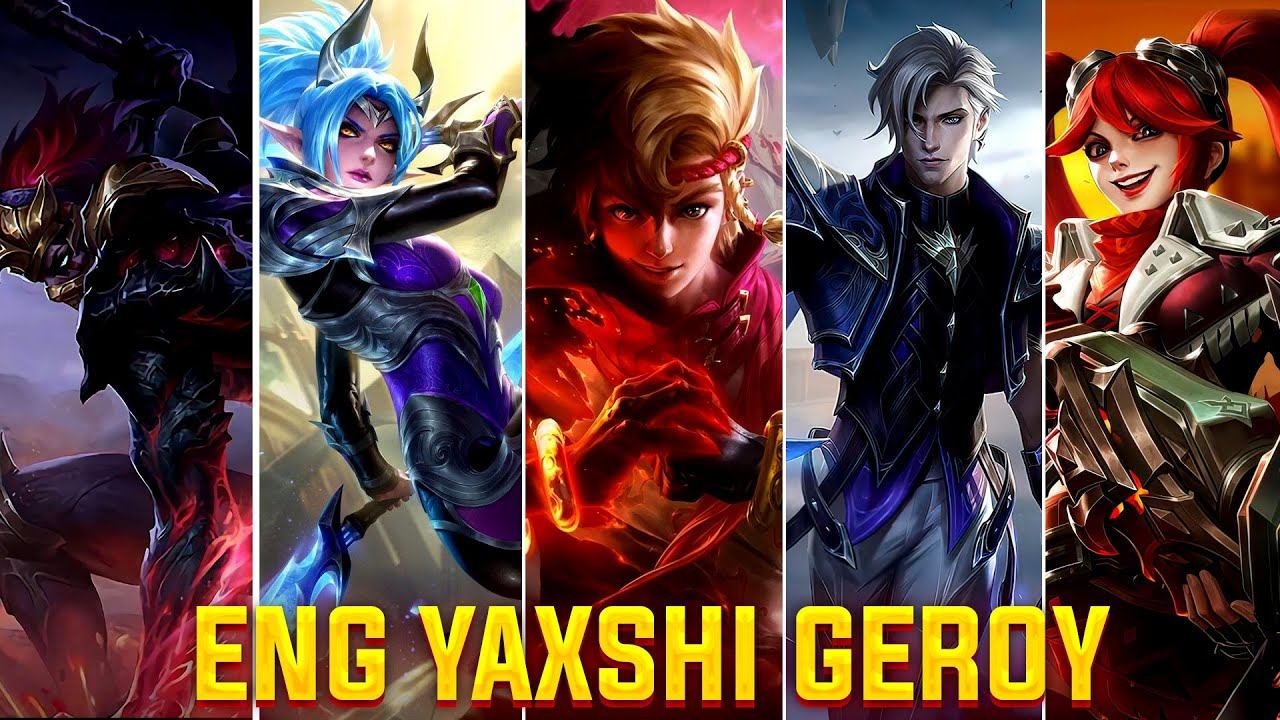 ENG YAXSHI GEROYLAR | MOBILE LEGENDS | O'YNASH UCHUN ENG ZO'R GEROYLAR смотреть онлайн