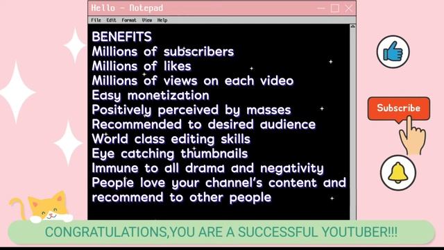 BE A SUCCESSFUL YOUTUBER // MANIFEST 1 MILLION SUBSCRIBERS *THE ONLY SUBLIMINAL YOU WILL EVER NEED* смотреть онлайн