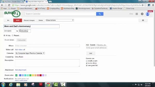 Creating a Google Calendar смотреть онлайн
