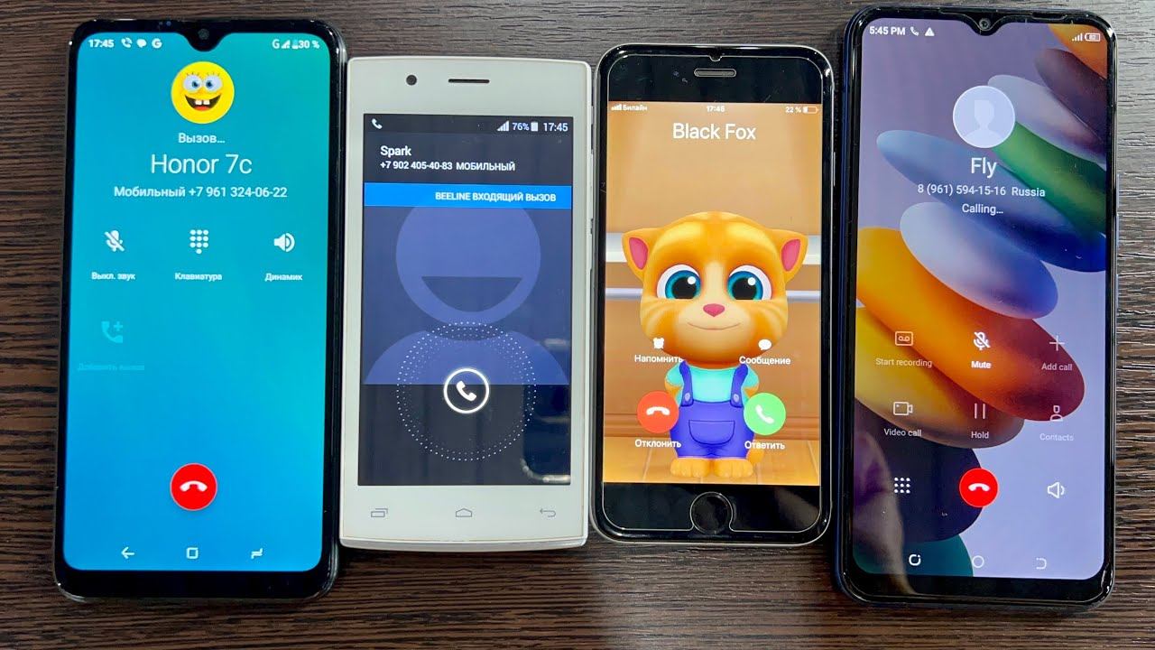 Incoming Call 4 Phones/ Black Fox, Tecno Spark, iPhone 6, Fly смотреть онлайн