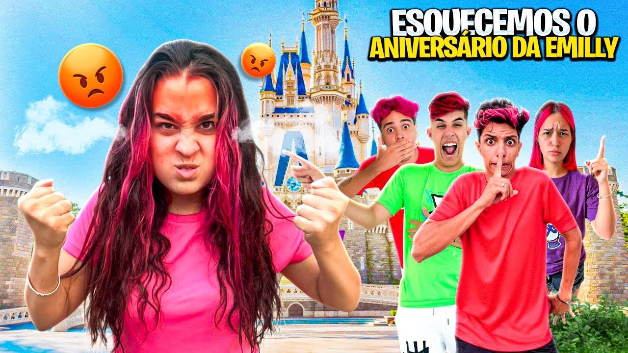 FINGIMOS ESQUECER O ANIVERSÁRIO DA EMILLY VICK *ela chorou смотреть онлайн