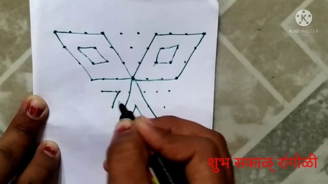 Rangoli,:-१०×१ dot rangoli// star rangoli// dip rangoli// aarti of rangoli// rangolis//शुभ सकाळ् смотреть онлайн
