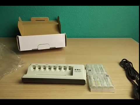 EBL ® 808A 8 Bay AA AAA Cargador, magnifico kit profesional смотреть онлайн