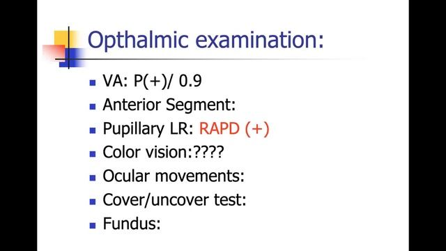 Sudden painless vision loss Lecture for phase 5 medical students смотреть онлайн