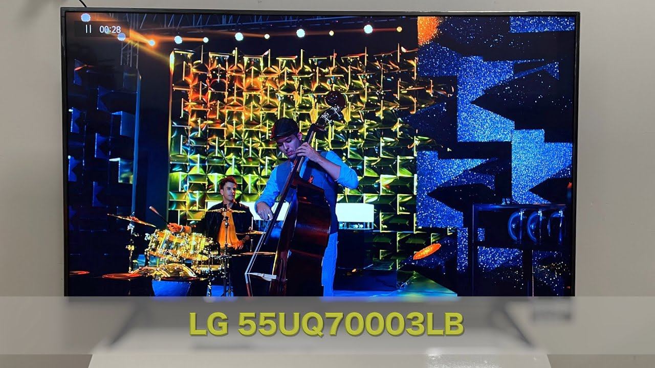 LG 55UQ70003LB kicsomagolás és bemutató смотреть онлайн