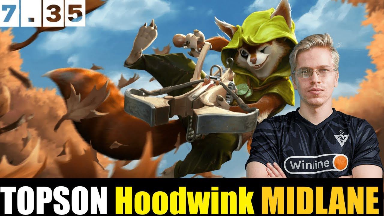 🔥TOPSON [Hoodwink] MID 7.35 - DOTA 2 HIGHEST MMR MATCH #dota2    #dota2gameplay #topson