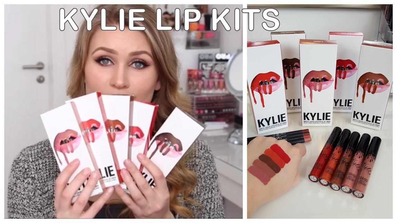 KYLIE JENNER LIP KIT LIQUID LIPSTICKS | Swatches & Review | Meine Meinung zu dem Hype смотреть онлайн
