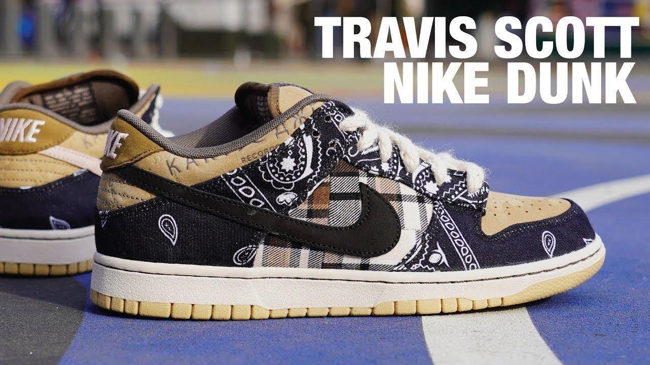 Nike SB Dunk Low travis scott best quality Replica смотреть онлайн
