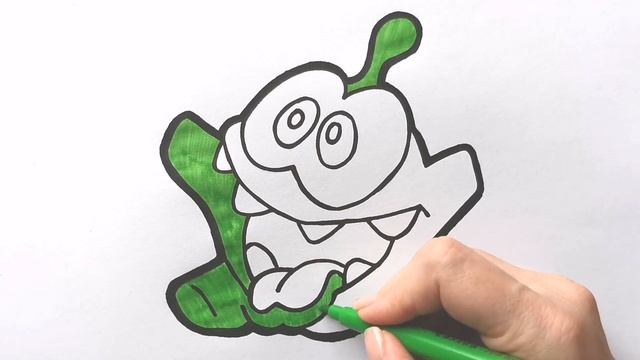 Как нарисовать АМ НЯМА / раскраска для детей / Нарисуй Ка смотреть онлайн