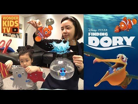 잡을 수 있을까? 신나는 낚시게임. 니모와 도리를 잡아라. kids play. kids toys смотреть онлайн