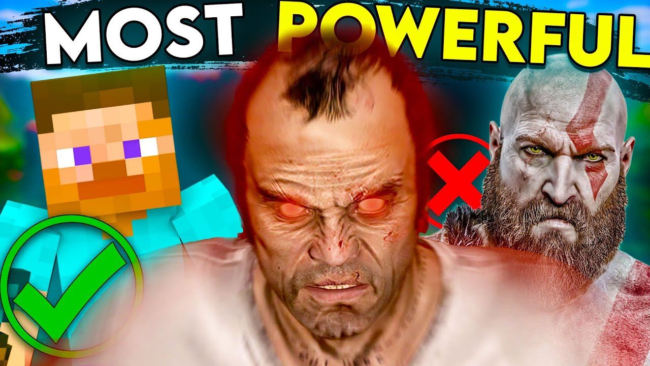 Most Powerful Characters From Each Games | Minecraft, god of war, GTA | In Hindi смотреть онлайн