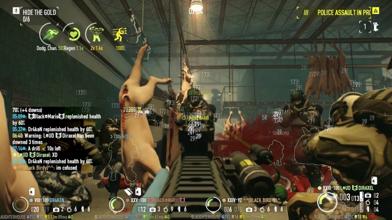 Payday 2 Crime Spree loud 15,000+ Slaughterhouse [U150.3] смотреть онлайн