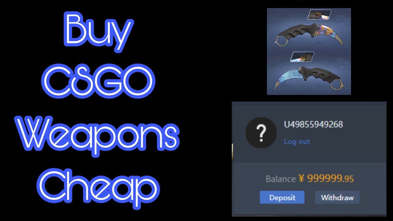 Fastest Way To Get Buff 163 Balance In 2023 (CSGO) - Buy CSGO Skins Cheap смотреть онлайн