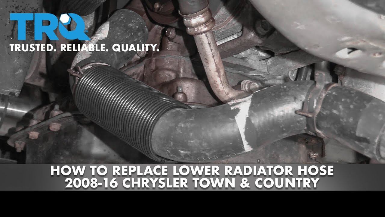 How to Replace Lower Radiator Hose 2008-16 Chrysler Town & Country смотреть онлайн