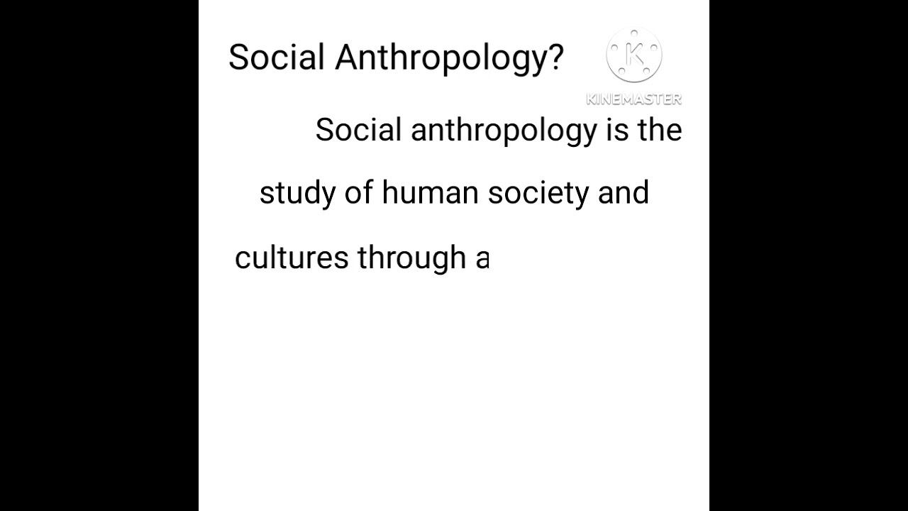 What is Social Anthropology (Definition of Social Anthropology)? #socialanthropology смотреть онлайн