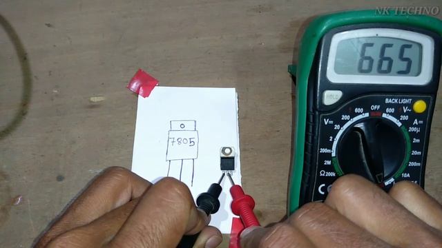 How to check 7805 IC or voltage regulator with multimeter смотреть онлайн