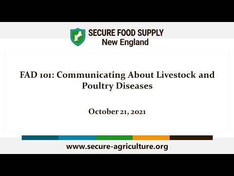 FAD 101: Communicating About Livestock and Poultry Diseases for Veterinarians смотреть онлайн