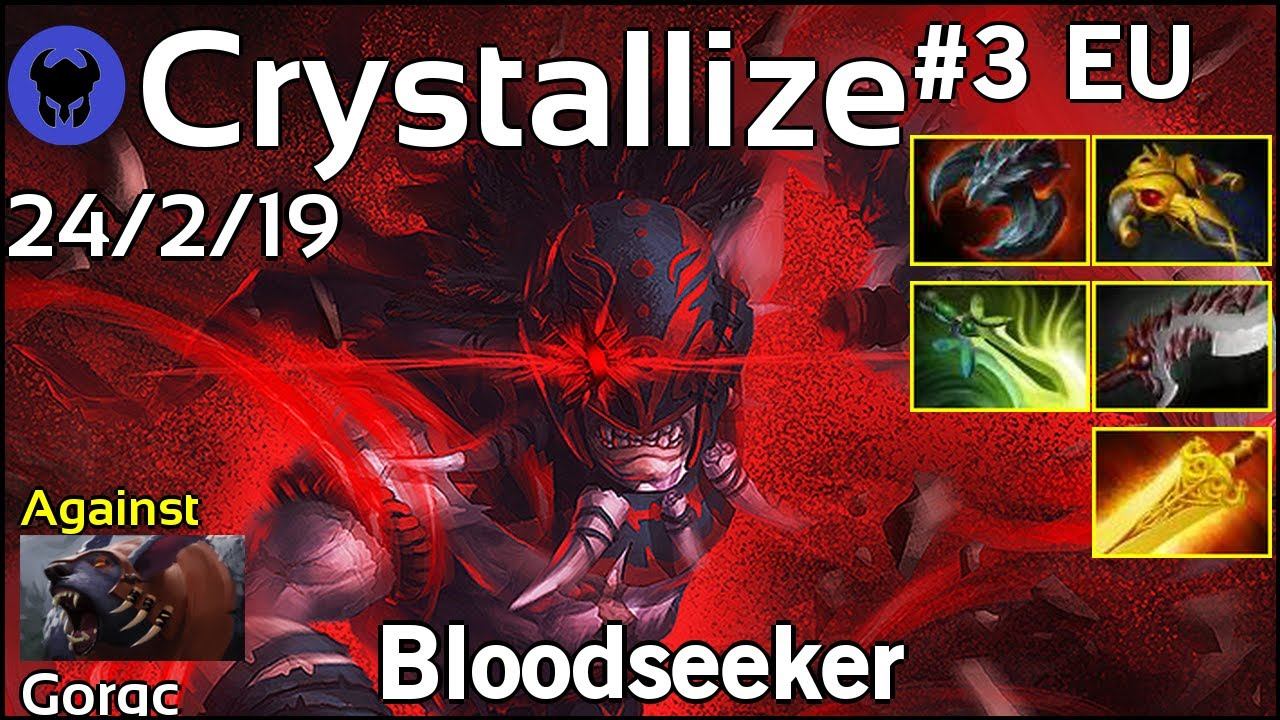 Crystallize plays Bloodseeker!!! Dota 2 7.22 смотреть онлайн