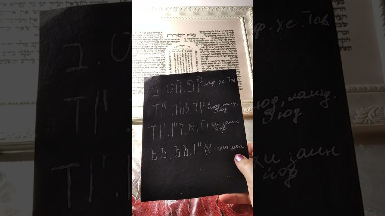 Каббалистический амулет семь благословений для исцеления# магия#ритуалы#амулет здоровья# смотреть онлайн