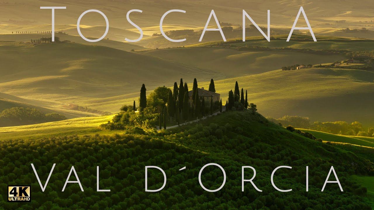 Val d'Orcia, the heart of Tuscany 4K смотреть онлайн