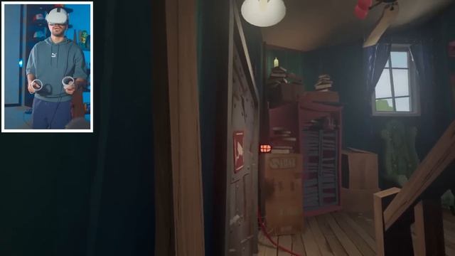 الجار النفسية: خطف صديقي 🤬🚫 - حاولت اساعده 😱❌ | Hello Neighbor VR смотреть онлайн