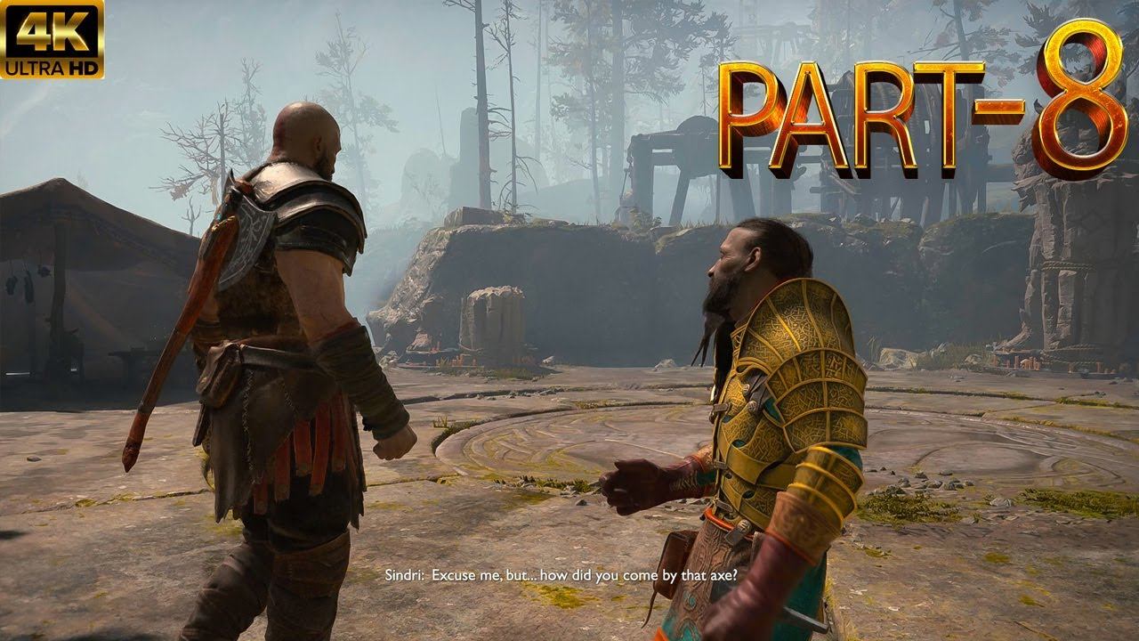 GOD OF WAR PC Gameplay Walkthrough Part 8 60FPS смотреть онлайн