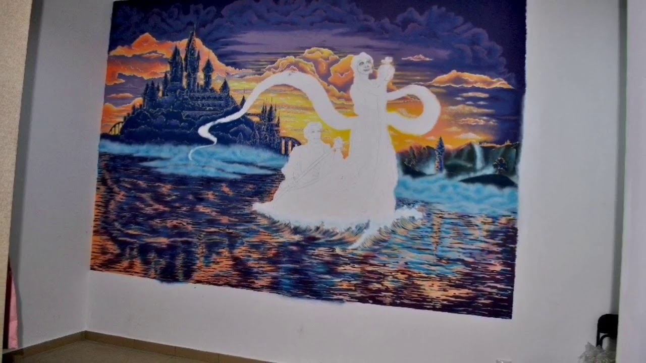 Розпис стіни. "Rapunzel" смотреть онлайн